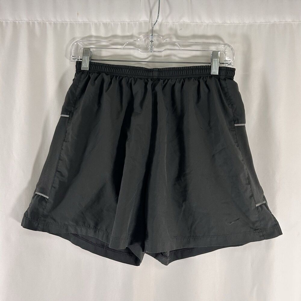 Nike Running Shorts Men's Medium Grey Lined 5" Inseam Drawstring Pull On